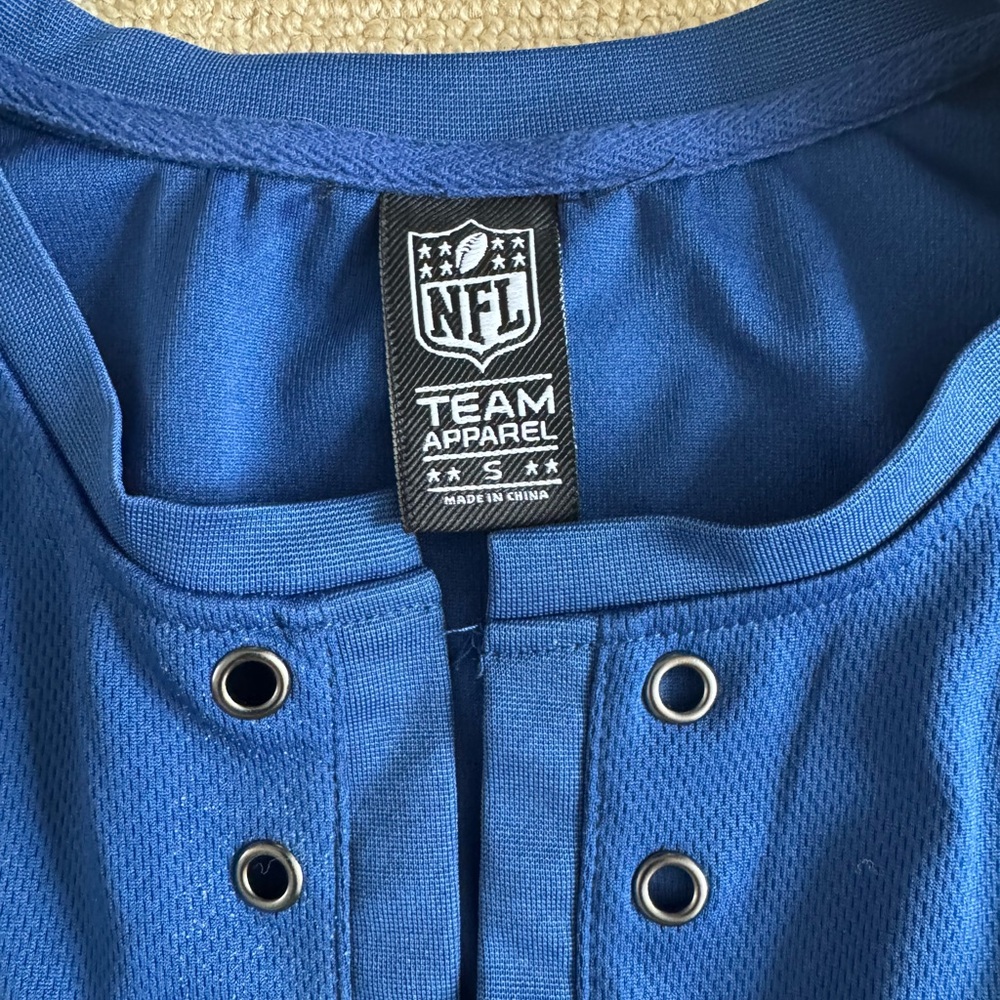 NFL Buffalo Bills Jersey Shirt Blue Team Apparel Short Sleeve Football Top S - Picture 3 of 8